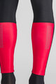 SPORTFUL Długie spodnie kolarskie z szelkami - CLASSIC - czarny/czerwony