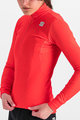SPORTFUL Zimowa koszulka kolarska z długim rękawem - KELLY THERMAL - czerwony