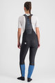 SPORTFUL Długie spodnie kolarskie z szelkami - CLASSIC - czarny/niebieski