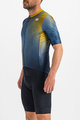 SPORTFUL Koszulka kolarska z krótkim rękawem - ROCKET - niebieski/żółty