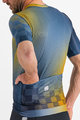 SPORTFUL Koszulka kolarska z krótkim rękawem - ROCKET - niebieski/żółty