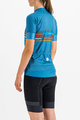 SPORTFUL Koszulka kolarska z krótkim rękawem - VELODROME - niebieski