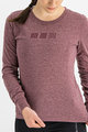 SPORTFUL Kolarska koszulka z długim rękawem - GIARA - fioletowy