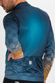 SPORTFUL Zimowa koszulka kolarska z długim rękawem - ROCKET THERMAL - niebieski/brązowy