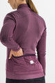 SPORTFUL Zimowa koszulka kolarska z długim rękawem - MONOCROM THERMAL - fioletowy