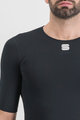 SPORTFUL Kolarska koszulka z krótkim rękawem - MIDWEIGHT LAYER - czarny