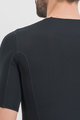 SPORTFUL Kolarska koszulka z krótkim rękawem - MIDWEIGHT LAYER - czarny