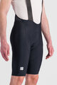 SPORTFUL Krótkie spodnie kolarskie z szelkami - BODYFIT CLASSIC - czarny