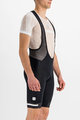 SPORTFUL Krótkie spodnie kolarskie z szelkami - NEO - czarny/biały