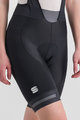 SPORTFUL Krótkie spodnie kolarskie z szelkami - NEO - czarny