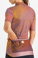 SPORTFUL Koszulka kolarska z krótkim rękawem - CLIFF SUPERGIARA - fioletowy/pomarańczowy