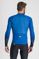 SPORTFUL Zimowa koszulka kolarska z długim rękawem - BODYFIT PRO - niebieski