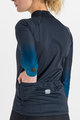 SPORTFUL Zimowa koszulka kolarska z długim rękawem - BODYFIT PRO THERMAL - niebieski