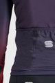 SPORTFUL Zimowa koszulka kolarska z długim rękawem - BODYFIT PRO THERMAL - czerwony/niebieski