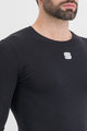 SPORTFUL Kolarska koszulka z długim rękawem - MERINO LS - czarny