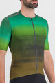 SPORTFUL Koszulka kolarska z krótkim rękawem - FLOW SUPERGIARA - zielony/brązowy