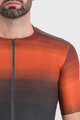 SPORTFUL Koszulka kolarska z krótkim rękawem - FLOW SUPERGIARA - pomarańczowy/szary