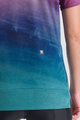 SPORTFUL Kolarska koszulka z krótkim rękawem - FLOW GIARA - fioletowy/niebieski