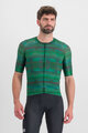 SPORTFUL Koszulka kolarska z krótkim rękawem - GLITCH BOMBER - zielony