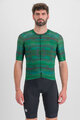 SPORTFUL Koszulka kolarska z krótkim rękawem - GLITCH BOMBER - zielony