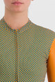 SPORTFUL Koszulka kolarska z krótkim rękawem - CHECKMATE - brązowy/żółty