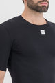 SPORTFUL Kolarska koszulka z krótkim rękawem - MERINO LAYER - czarny
