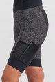 SPORTFUL Krótkie spodnie kolarskie z szelkami - SKY RIDER SUPERGIARA - czarny