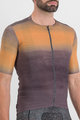 SPORTFUL Koszulka kolarska z krótkim rękawem - SKY RIDER SUPERGIARA - brązowy/pomarańczowy