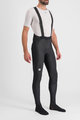 SPORTFUL Długie spodnie kolarskie z szelkami - BODYFIT PRO - czarny