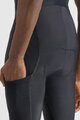 SPORTFUL Długie spodnie kolarskie z szelkami - SUPERGIARA - czarny
