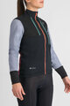 SPORTFUL Kolarska ocieplana kurtka - SUPERGIARA W - czarny/niebieski/fioletowy