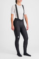 SPORTFUL Długie spodnie kolarskie z szelkami - BODYFIT PRO - czarny