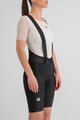 SPORTFUL Krótkie spodnie kolarskie z szelkami - SRK W - czarny