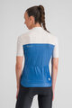 SPORTFUL Koszulka kolarska z krótkim rękawem - PISTA W - niebieski/biały