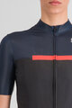 SPORTFUL Koszulka kolarska z krótkim rękawem - PISTA - niebieski/czarny