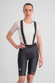 SPORTFUL Krótkie spodnie kolarskie z szelkami - FIANDRE W - czarny