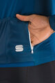 SPORTFUL Zimowa koszulka kolarska z długim rękawem - SRK THERMAL - niebieski