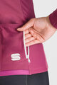 SPORTFUL Zimowa koszulka kolarska z długim rękawem - SRK THERMAL W - fioletowy