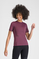 SPORTFUL Kolarska koszulka z krótkim rękawem - SUPERGIARA W - bordowy