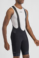 SPORTFUL Krótkie spodnie kolarskie z szelkami - SUPERGIARA 2 - czarny