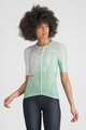 SPORTFUL Koszulka kolarska z krótkim rękawem - LIGHT W - zielony/biały