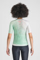 SPORTFUL Koszulka kolarska z krótkim rękawem - LIGHT W - zielony/biały