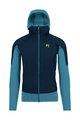 KARPOS Kolarska kurtka przeciwwiatrowa - LAVAREDO - niebieski/jasnoniebieski