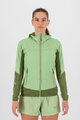 KARPOS Kolarska kurtka przeciwwiatrowa - LAVAREDO W - zielony/jasnozielony