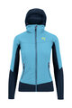 KARPOS Kolarska kurtka przeciwwiatrowa - LAVAREDO W - jasnoniebieski/niebieski