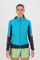 KARPOS Kolarska kurtka przeciwwiatrowa - LAVAREDO W - jasnoniebieski/niebieski