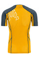 KARPOS Kolarska koszulka z krótkim rękawem - LAVAREDO - żółty/czarny