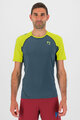 KARPOS Kolarska koszulka z krótkim rękawem - LAVAREDO - zielony/żółty