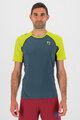 KARPOS Kolarska koszulka z krótkim rękawem - LAVAREDO - zielony/żółty