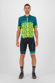 KARPOS Koszulka kolarska z krótkim rękawem - JUMP - żółty/niebieski